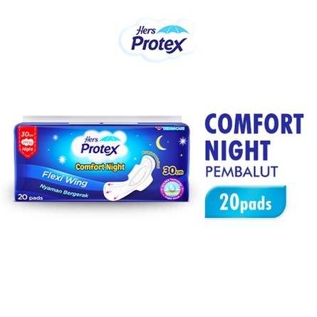 Hers Protex Softcare Pembalut Wanita Comfort Night / Cinnamoroll Bag Daily Comfort Night