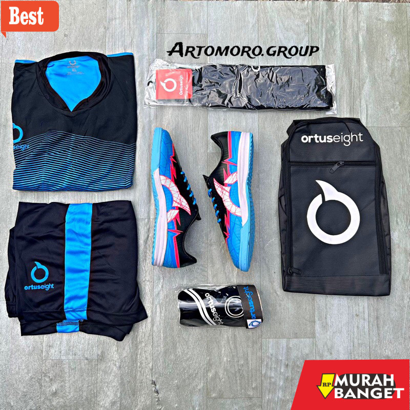 Sepatu futsal kekinian Sepatu Futsal Ortuseight Catalyst Bima Grade ORIGINAL Terbaru, Paket Komplit 