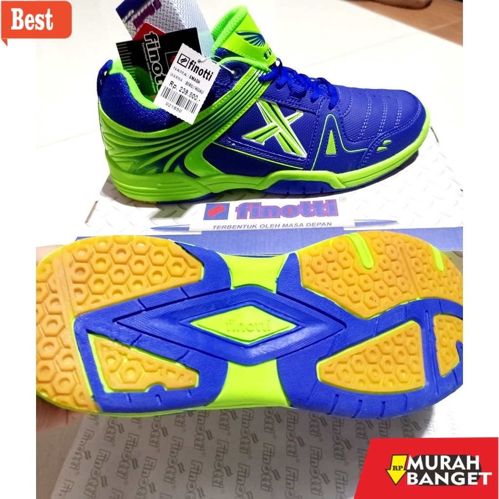Sepatu Bulu tangkis keren FINOTTI BADMINTON SHOES SEPATU BADMINTON FINOTTI ORIGINAL SEPATU BULUTANGK