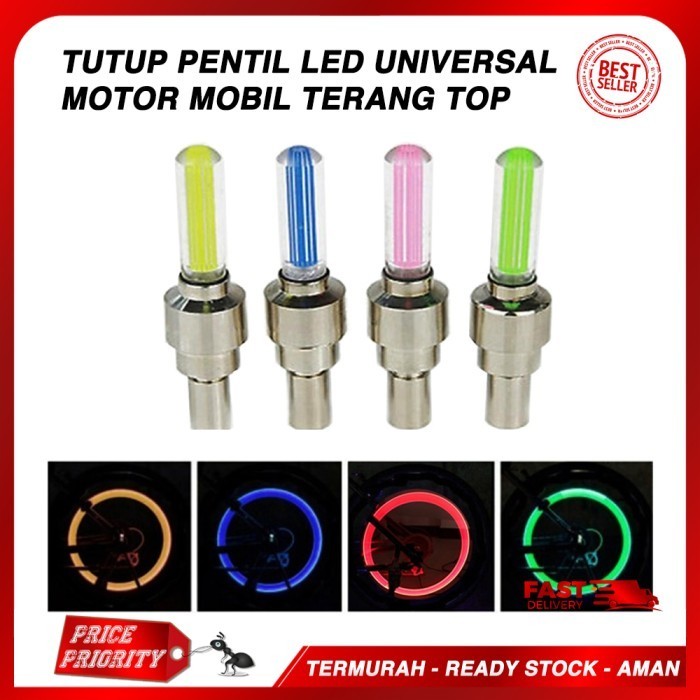 TUTUP PENTIL BAN LED / LAMPU BAN LED / LED PENTIL MOTOR MOBIL - Pink