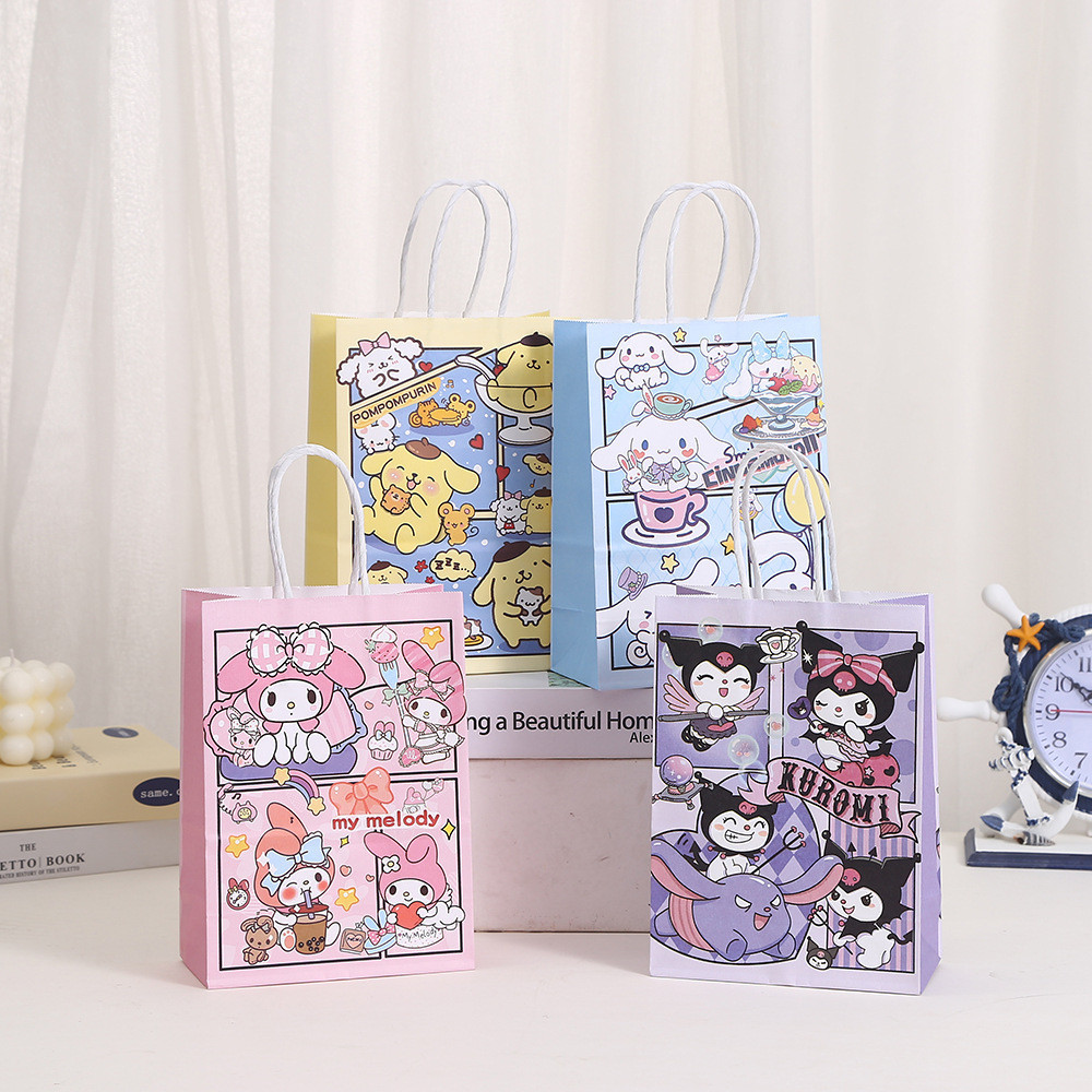 

UM1 PAPER BAG GOODIE BAG TAS KADO HADIAH HAMPERS ACARA PESTA ULANG TAHUN MOTIF SANRIO CINNAMOROLL
