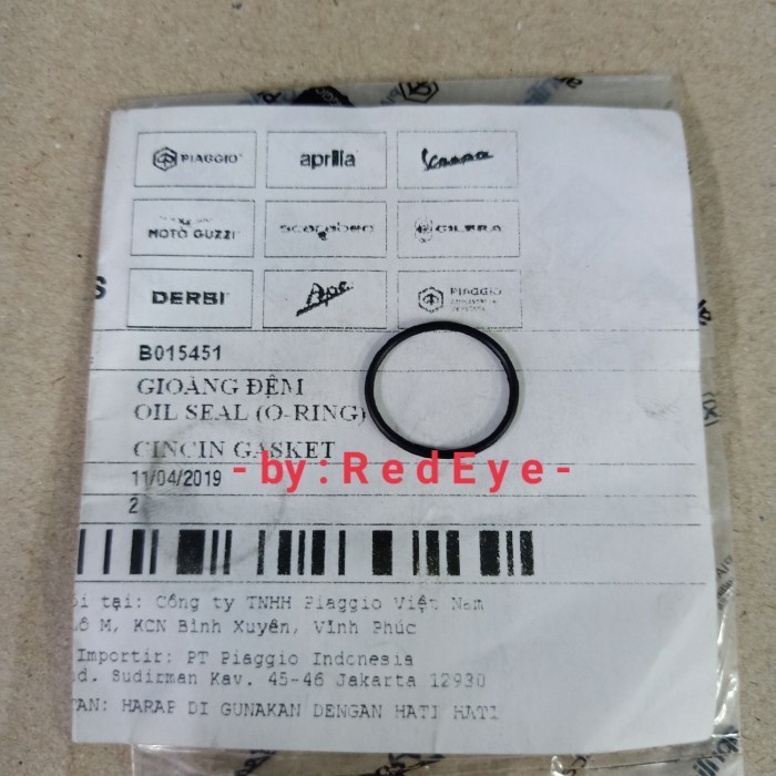 O ring Crank Saft Kiri -RCHD14