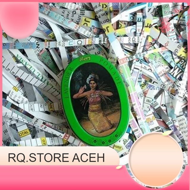 (RQA)Happy lavender pomade green hijau kaleng rita tokyo night vycaris lavender
