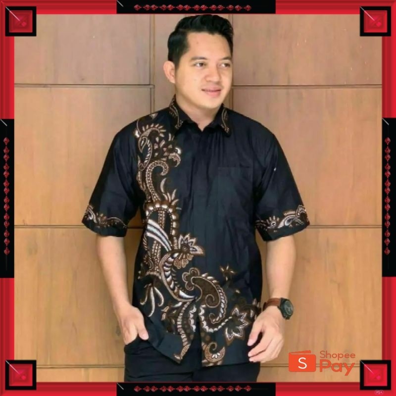 [PREMIUM ORIGINAL] Kemeja batik pria lengan pendek | Batik pria lengan pendek reguler