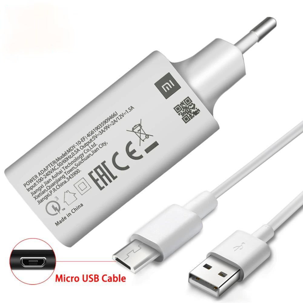 Charger Xiaomi 27w Micro USB Fast Charging   Xiaomi Redmi Note 5 5A 5 Pro Redmi 6 6A 7 7A S2