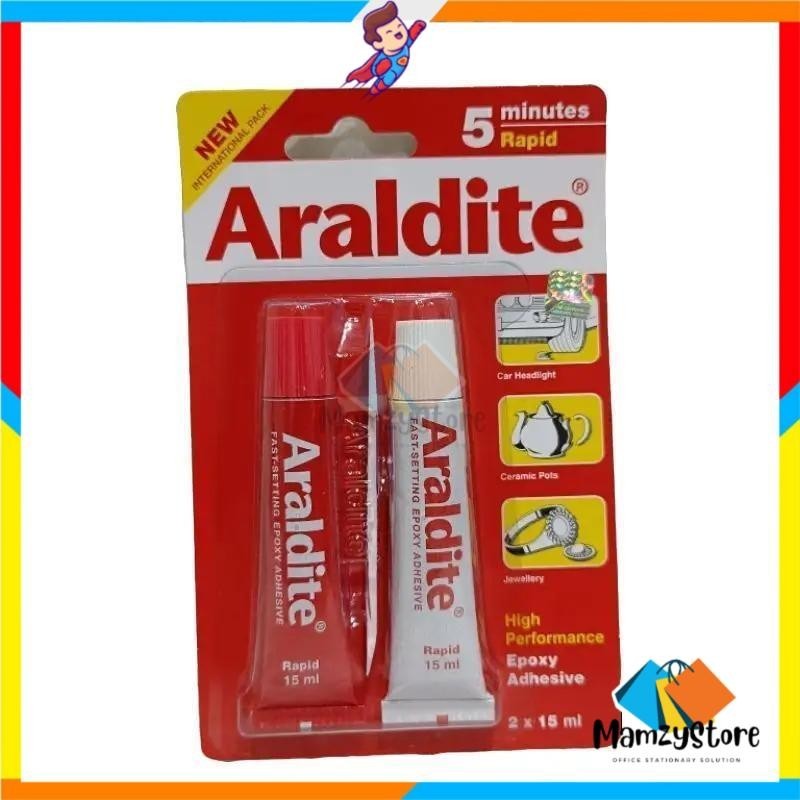 

Araldite merah 30ml LEM KACA ORIGINAL