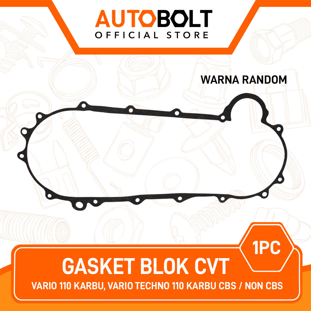 Gasket Block CVT Honda Vario 110  Paking Packing Blok Karbu Techno 110 Lama Awal Old Carbu CW CBS No