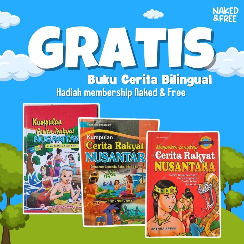 

Hadiah Gratis Membership Poin Naked & Free - Buku Cerita 6.000 Poin
