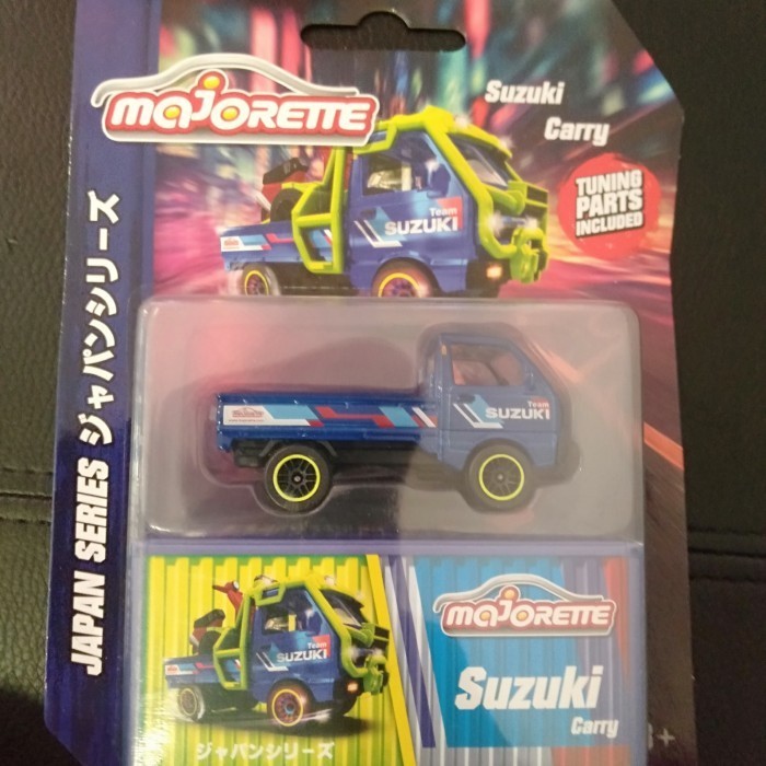 PTS99 Diecast Suzuki Carry Pickup Biru By Majorette Japan Series Skala 1:64