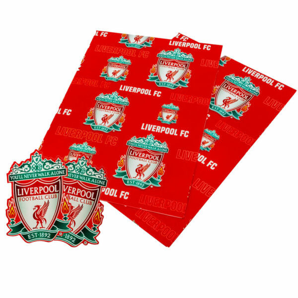 

Liverpool FC Text Gift Wrap, Kertas Kado LFC Official Licensed Product
