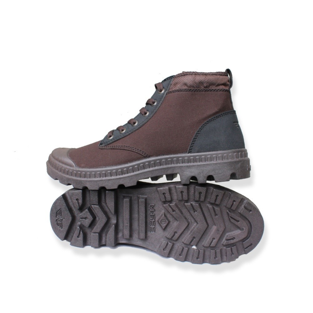 M.Gee Sepatu Pria Tali Boots Spatu Mgee Original MG-SQUAD Coffee