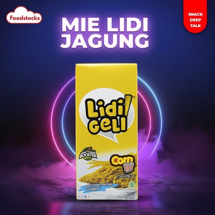 

TERMURAH Lidi Geli - Mie Lidi Rasa Sweet Corn 90gr