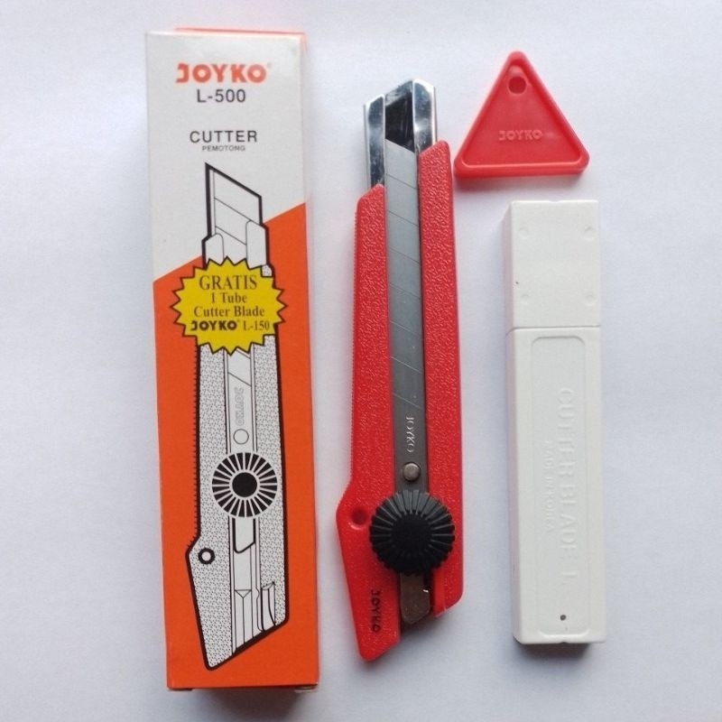 

Cutter Pemotong Joyko Besar L-500 (gratis 1 pak isi cutternya) - ABO