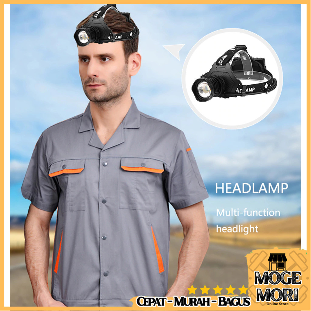 Headlamp Senter Kepala Litwod P70 LED XHP70 1000 Lumens