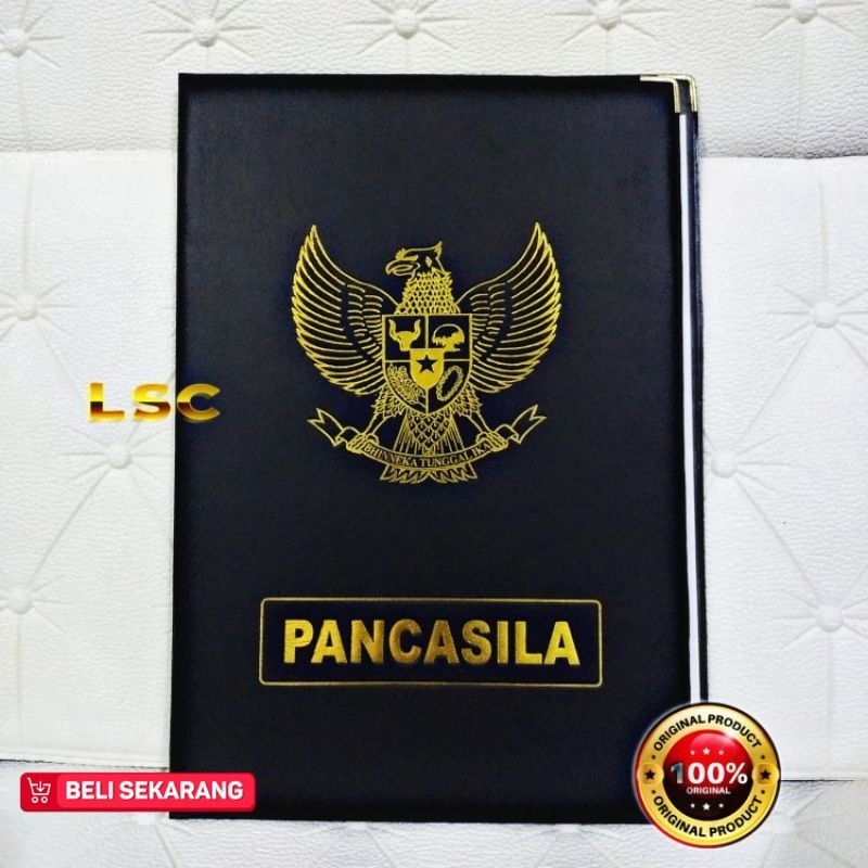 

Map upacara satuan, ukuran map +/- 34x24 cm hitam gold foil emboss