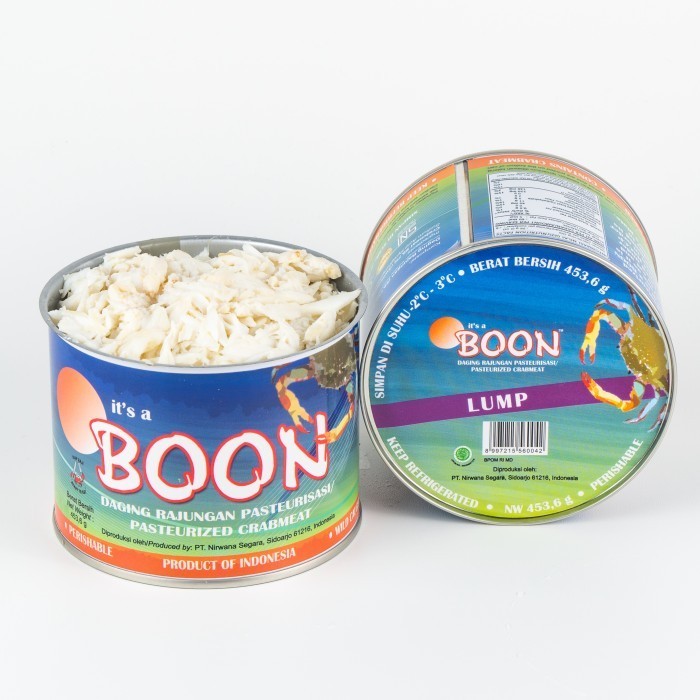 

BOON Crabmeat Pasteurized - Lump 454gr - Seafood by Aruna