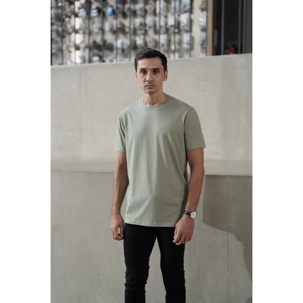 HL MEN Basic Tees - Sage