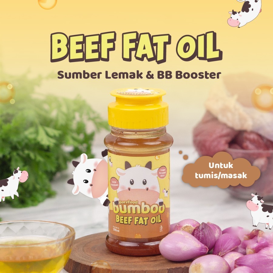 

Bumboo Fat Oil Minyak MPASI Penambah Berat Badan 100 ml - Beef/Sapi