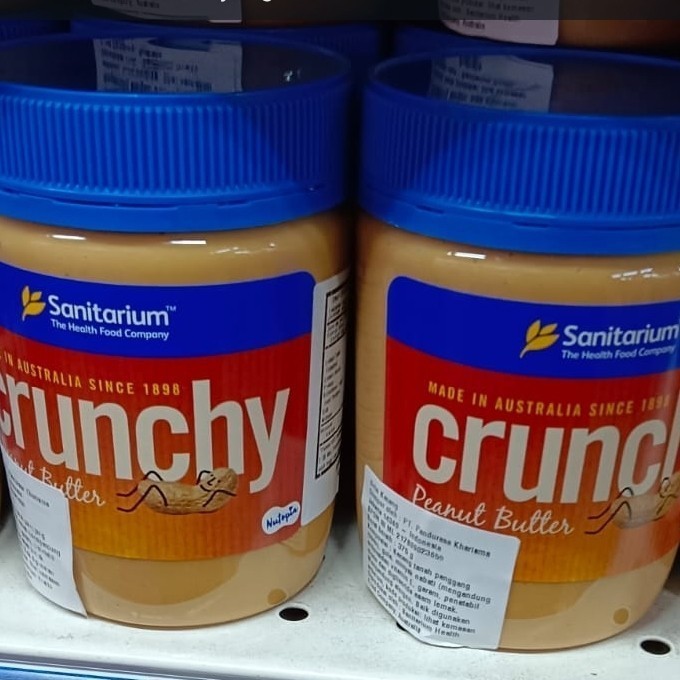 

sanitarium peanut butter crunchy spread selai kacang renyah 375gr