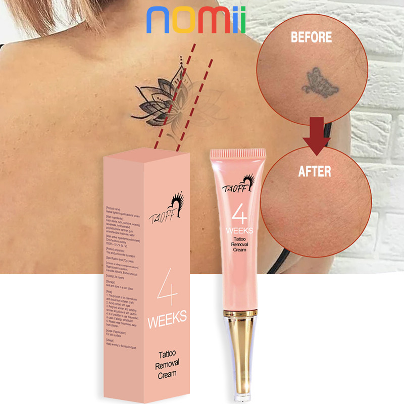 Cream Krim Penghilang Tatto Tato Permanen Penghilang Tatto yang Aman / Penghapus Tato Asli