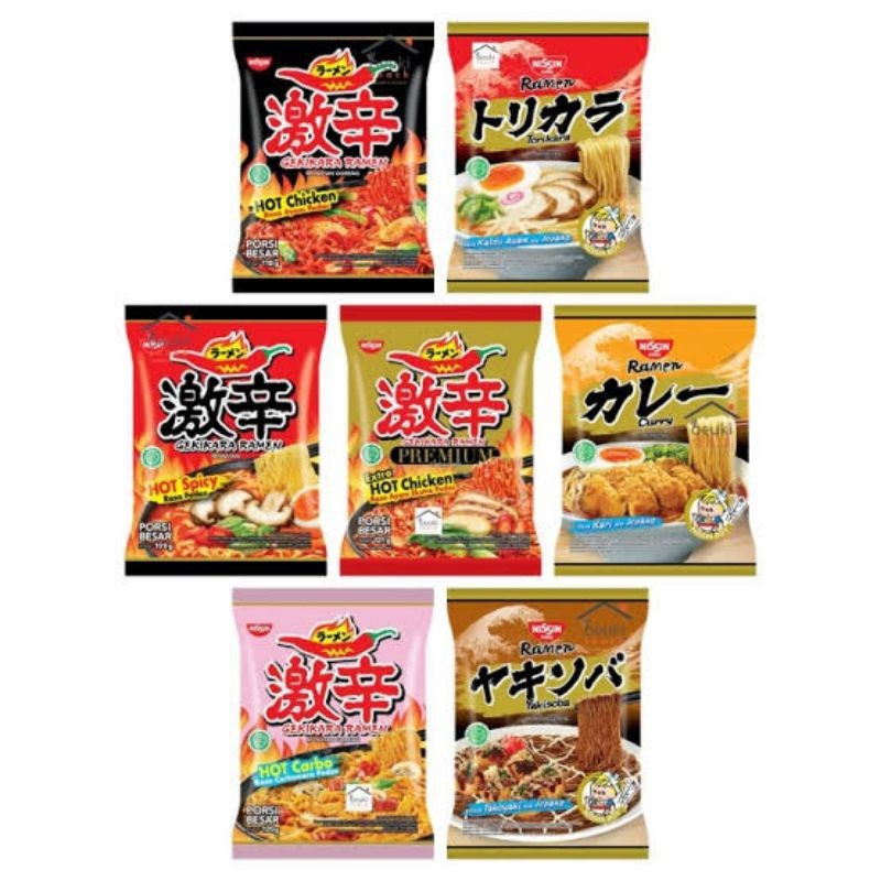 

Nissin Mie Ramen Kuah Dan Goreng Kemasan Besar Dan Kecil Dengan Berbagai Rasa