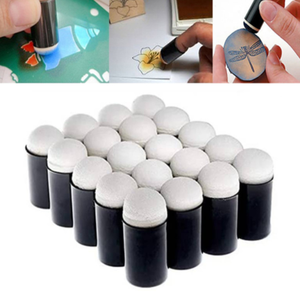 

For Finger Painting 10pcs Finger Sponge Daubers For Painting Drawing Ink Card Making Commodities