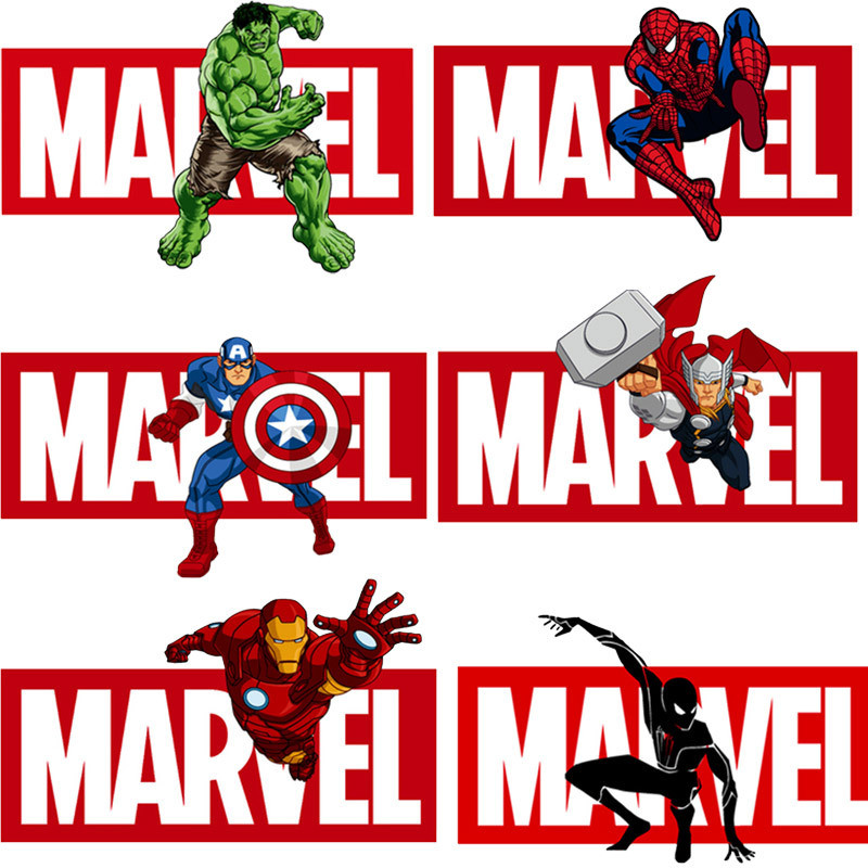 

1PC Avenger alliance hot transfer decoration stickers for class a pasteurized clothing accessories
