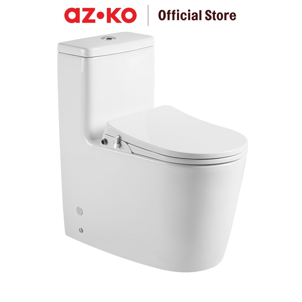 AZKO Acroz Kloset Duduk Tornado Monoblock Washdown Washlet A8879 - Putih Sitting Toilet Wc Duduk Per
