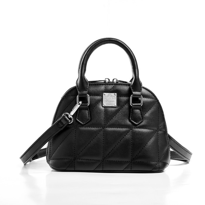 HONYAN Tas Wanita Selempang Tas Bahu Wanita Kulit Original Loran - Black