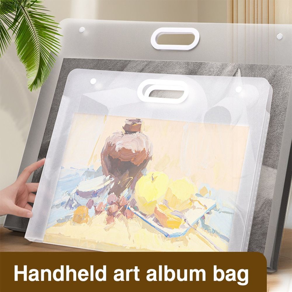 

Portable File Folder High Quality 4K/8K/16K Waterproof Drawing Paper Collection Book A2/A3/A4 Picture Album School Office