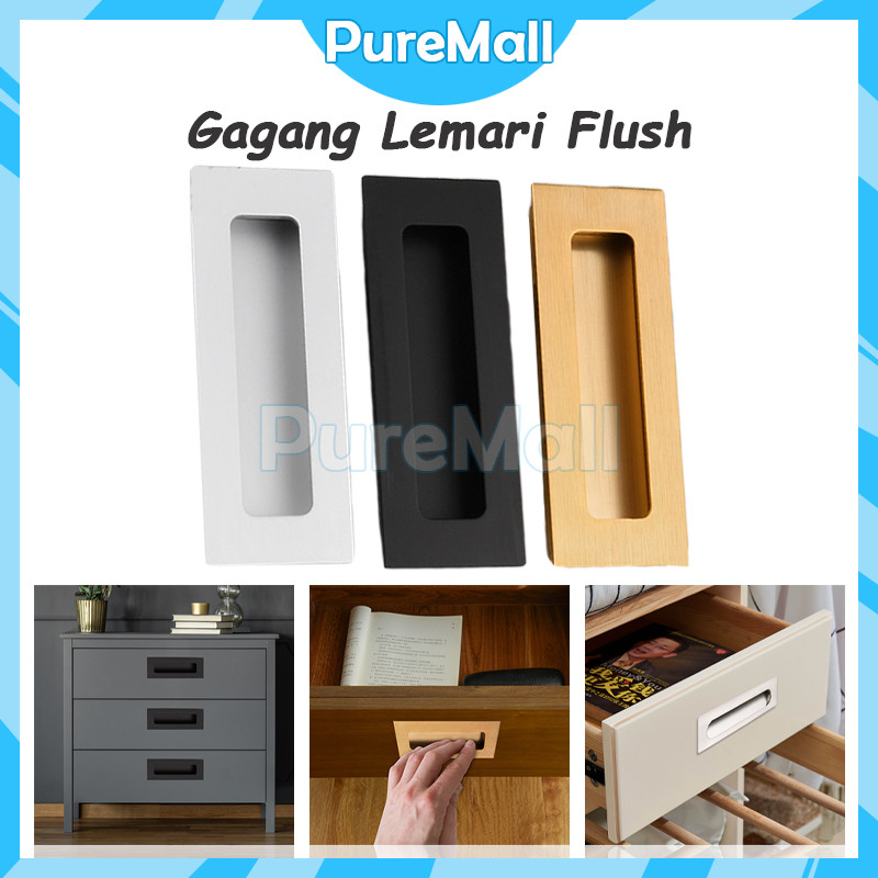 Tarikan Laci Tanam / Tarikan Laci Tanam / Gagang Lemari / Recessed Handle