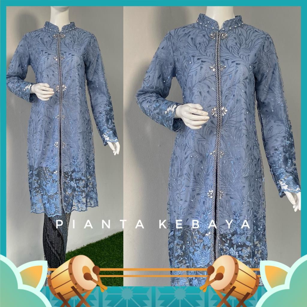 Kebaya Wanita Murah Kekinian Keren Modern / Kebaya tunik mewah tille payet mutiara | kebaya busui mo