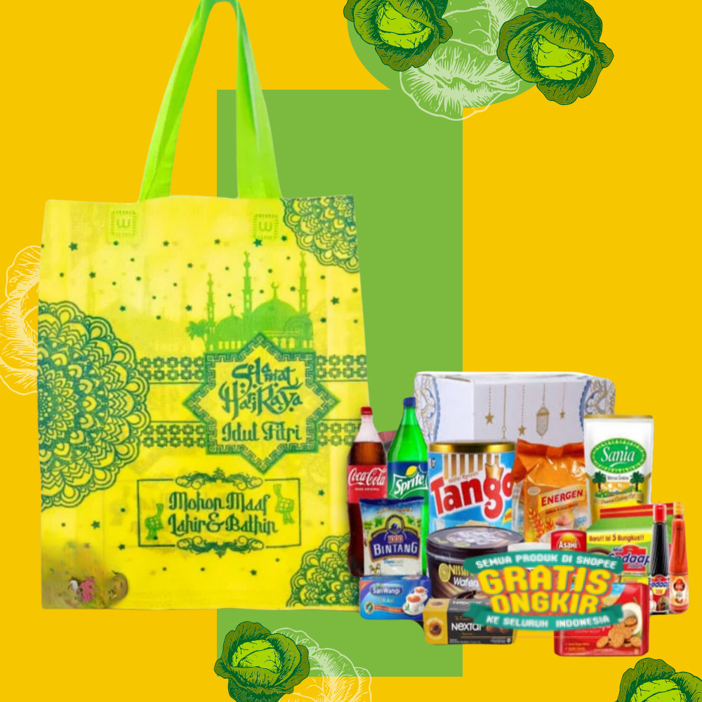 

Paket Hampers Sembako GODIEBAG / Hampers Lebaran / Parsel Lebaran / Hampers Murah isi sesuai budget/ langsung proses