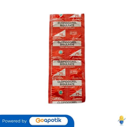 Clopidogrel Ogb Dexa Medica 75 Mg Strip 10 Tablet