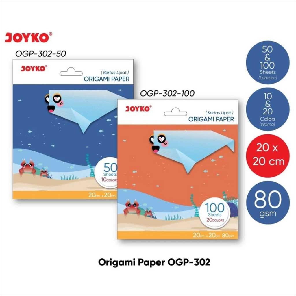 

(C) Origami Paper Joyko 20x20cm OGP-302-100 (100 Sheet)