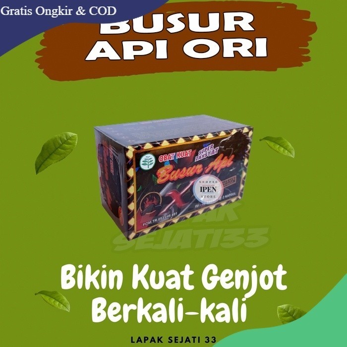 

Busur Api Kapsul Herbal Stamina Pria 1 Box Original