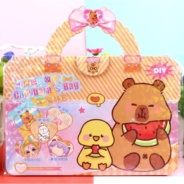 

HFM - Bag Stiker Capybara DIY dekorasi tumblr set 3lbr