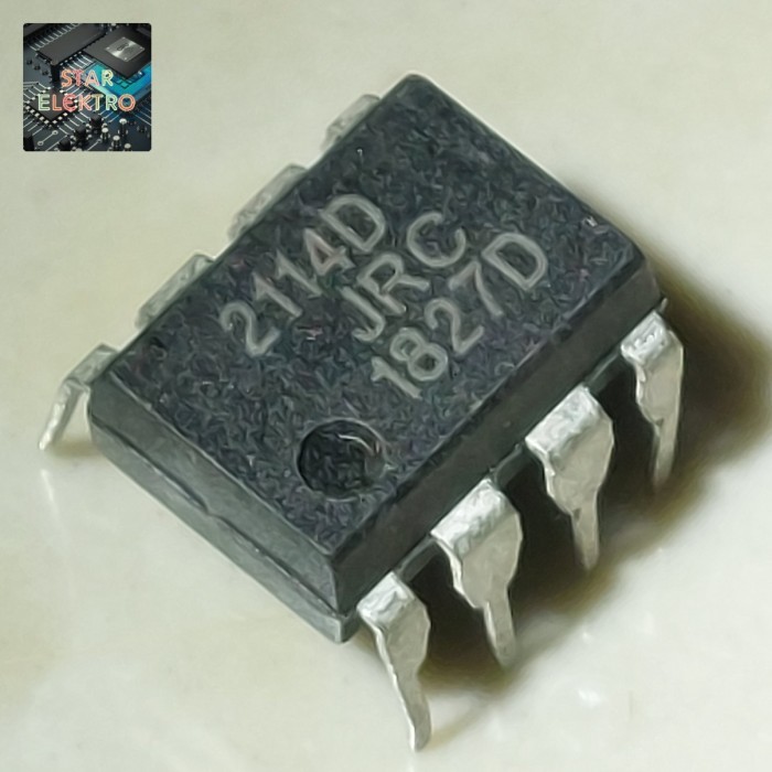DnG27 2114D JRC Dip-8 NJM2114D NJM2114 2114 Nisshinbo IC OpAmp Dual Audio