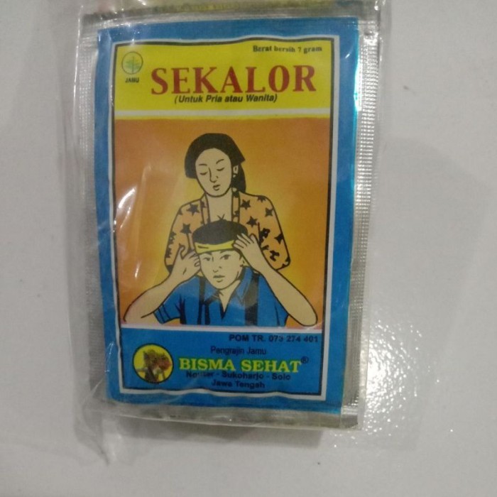 

Jamu Sakit Kepala Sekalor Bisma Sehat Isi 10 Sachet