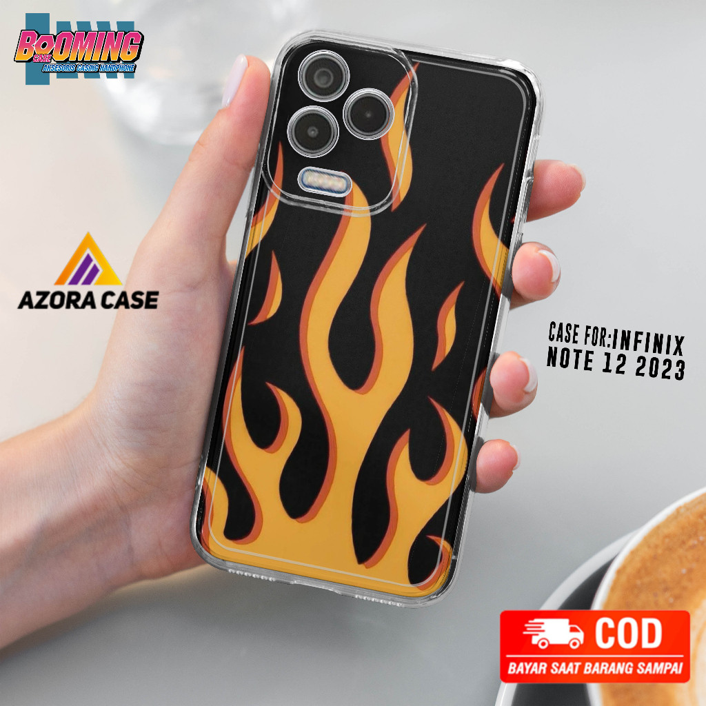 Case Infinix Note 12 2023 Casing Infinix Note 12 2023 Motif [API] Booming Case Softcase Premium - Ca
