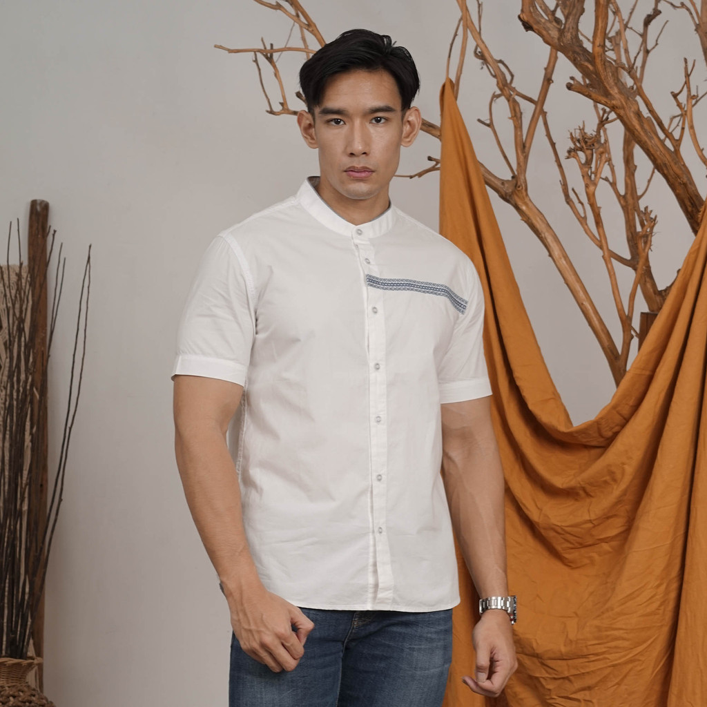 kemeja muslim watchout putih