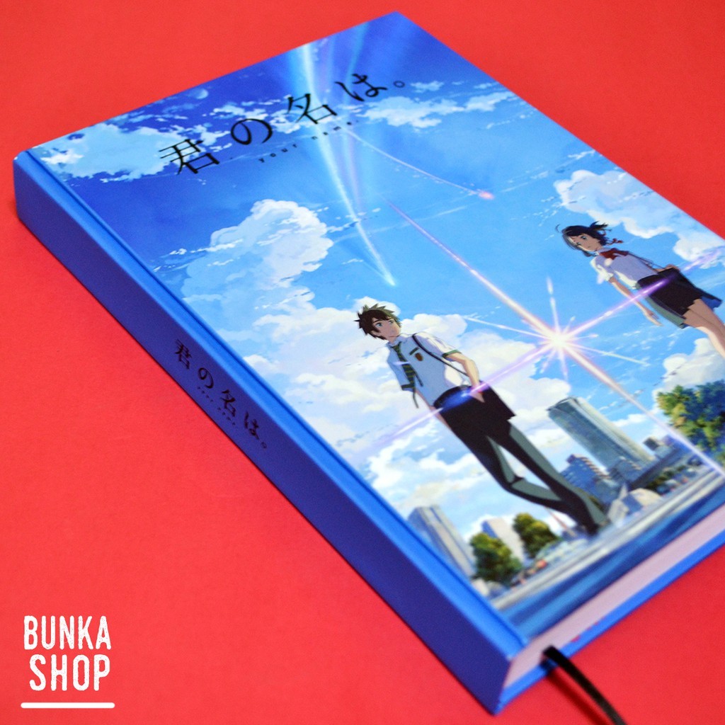 

Note Book Hardcover Anime Kimi no Nawa Ukuran A5 200 Lembar Jurnal Agenda Planner Notebook Gift Couple