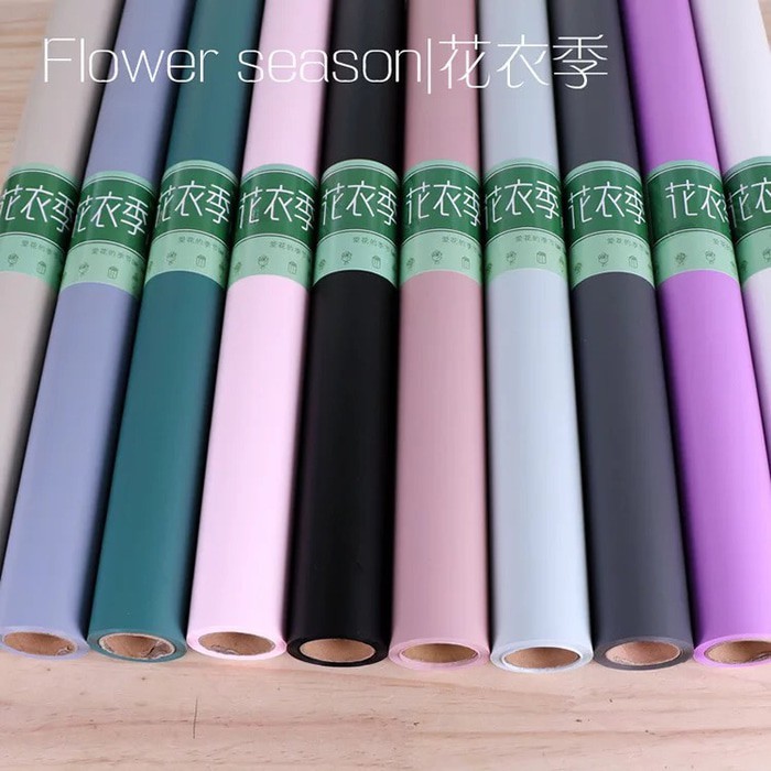 

20m SINOWRAP Flower Wrapping Paper Kertas Bunga Buket / Full Color Cellophane Opp Roll Polos Florist