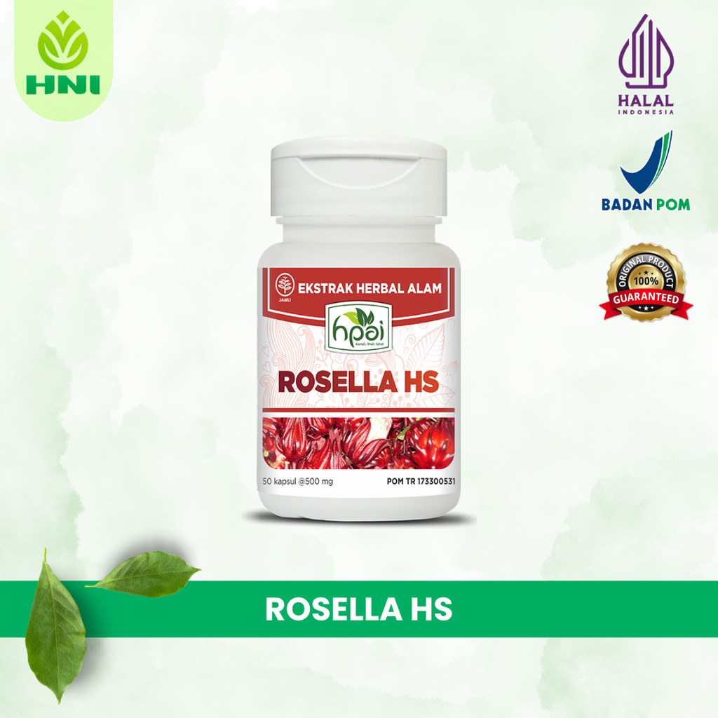 

ROSELLA HS - Herbal Hipertensi Obesitas Kolestrol - Hni Bpom