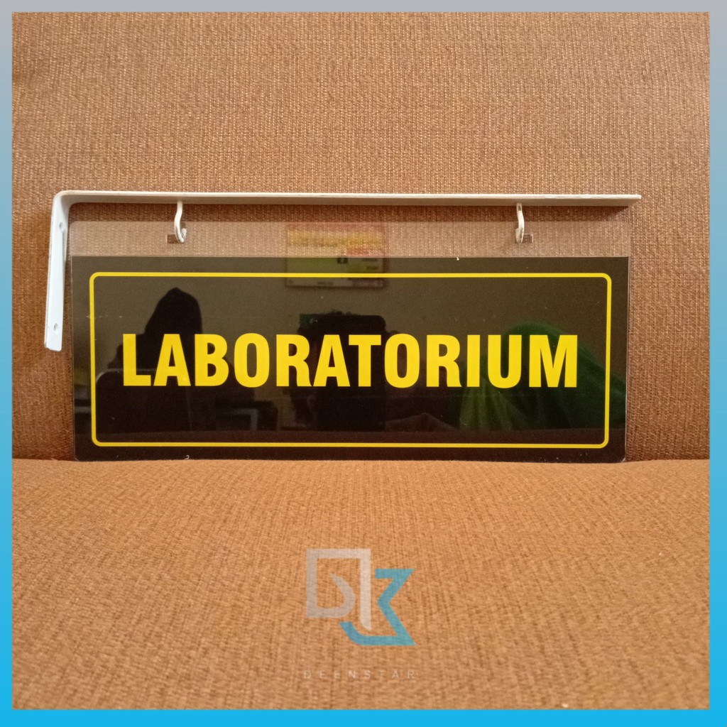 Akrilik gantung, Akrilik ruang laboratorium, Akrilik nama ruang, Akrilik nama ruangan
