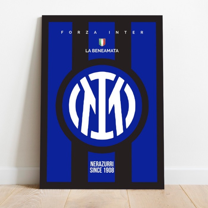 

Poster InterMilan Forza Inter La Beneamata Nerazurri 1908