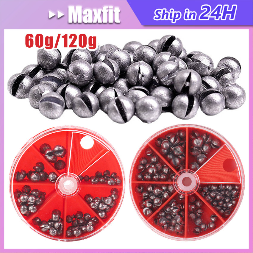 1 Set Pemberat Timah Pancing 0,4- 1,5Gr Bonus Kotak / Pemberat Pancingan Timah Pancing Merica Timbel