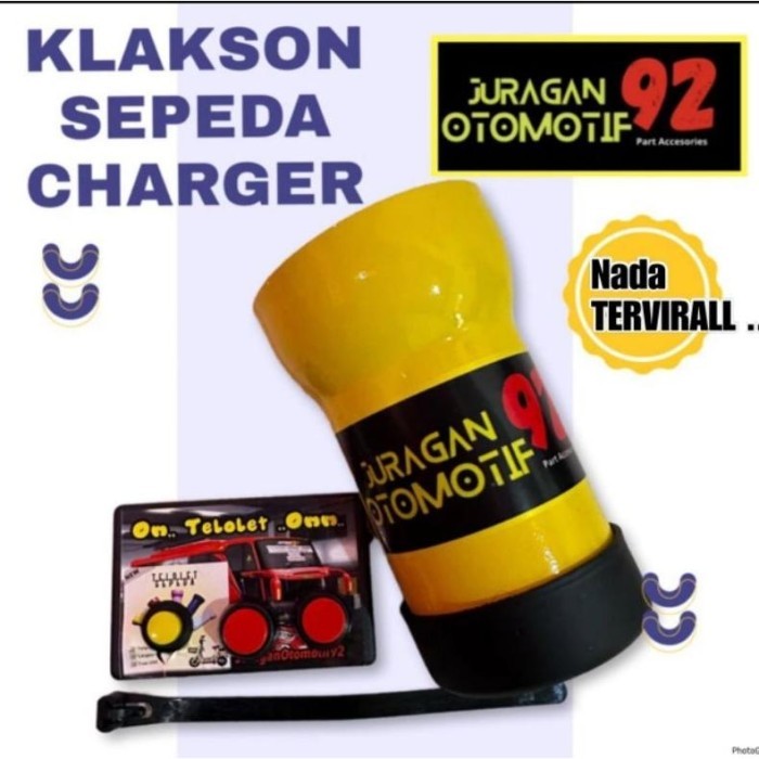 Klakson Basuri Sepeda / Telolet Sepeda / Telolet Basuri Sepeda - Kuning