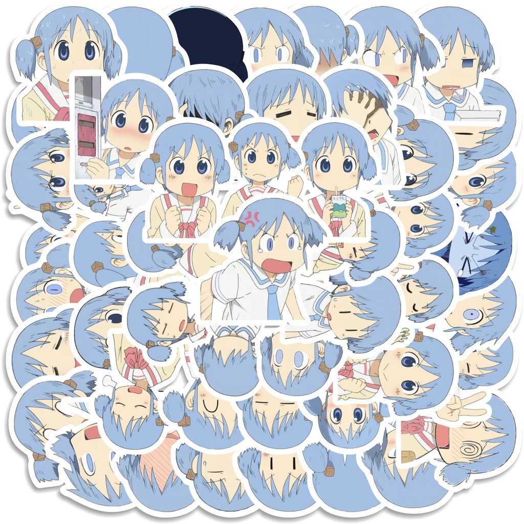 

COD 50 Pcs Stiker MIO NAGANOHARA Lucu Anti Air Untuk Dekorasi Notebook Sepeda Skateboard Handphone