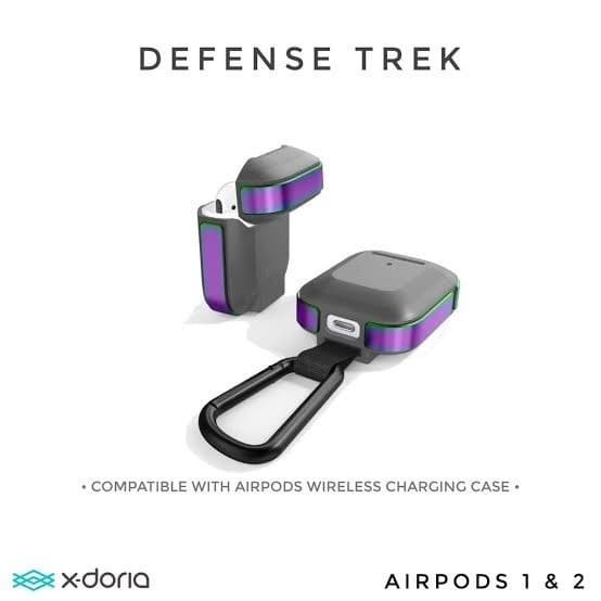BEST~[ bimowarso ] Only Case X-Doria Defense Trek Case for AirPods 1 & 2 w/ Wireless Charging Case -